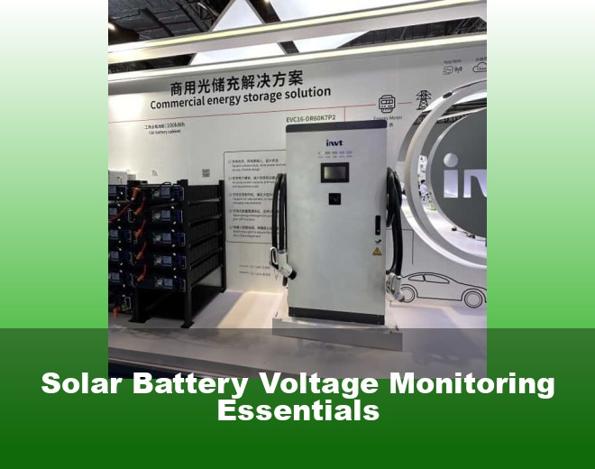 Solar Battery Voltage Monitoring Essentials